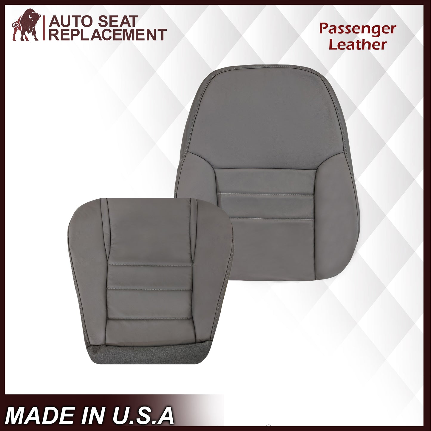 1994-1998 Ford Mustang Replacement Seat Cover in Gray: Choose From Variation