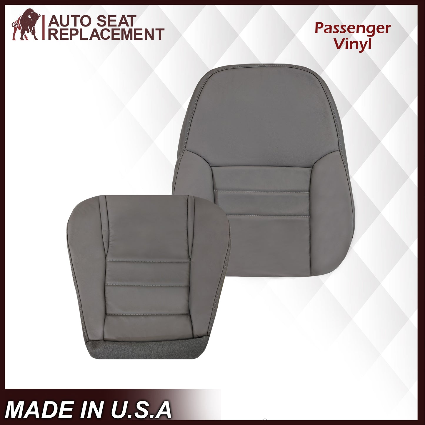 1994-1998 Ford Mustang Replacement Seat Cover in Gray: Choose From Variation