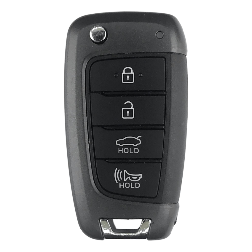 Hyundai Accent 2018-2022 OEM 4 Button Flip Key NYOSYEC4TX1707 (95430-J0800)