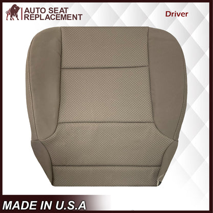 2014-2019 Chevy Silverado & GMC Sierra Cloth Fabric Seat Cover Replacement in Dune Tan OR Dark Ash Gray