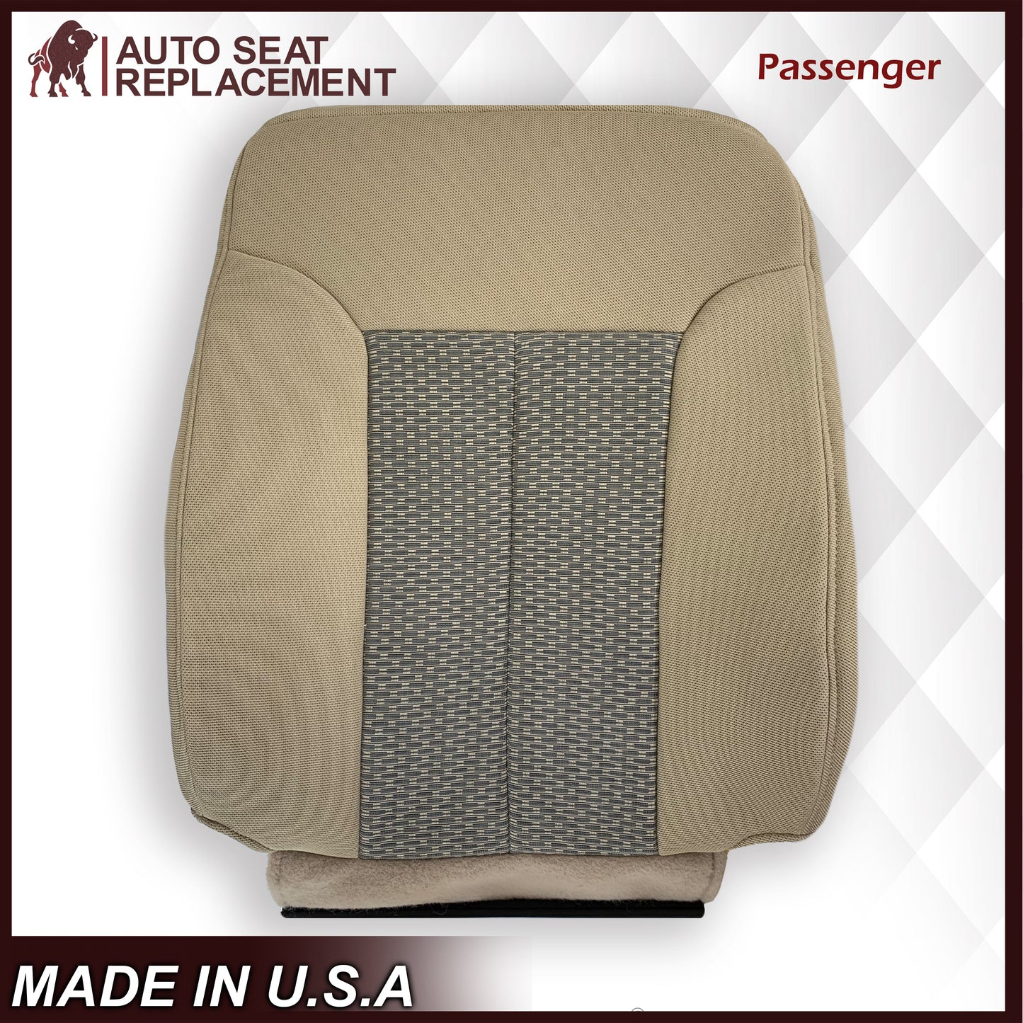 2011 - 2016 Ford F250 F350 F450 F550 XLT Truck Cloth Seat Cover In Tan: Choose Your Side
