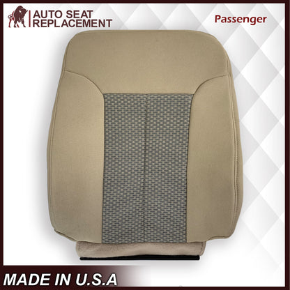 2011 - 2016 Ford F250 F350 F450 F550 XLT Truck Cloth Seat Cover In Tan: Choose Your Side