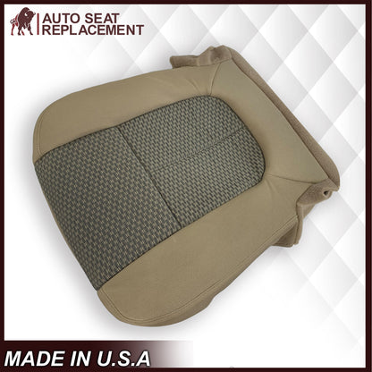 2011 - 2016 Ford F250 F350 F450 F550 XLT Truck Cloth Seat Cover In Tan: Choose Your Side