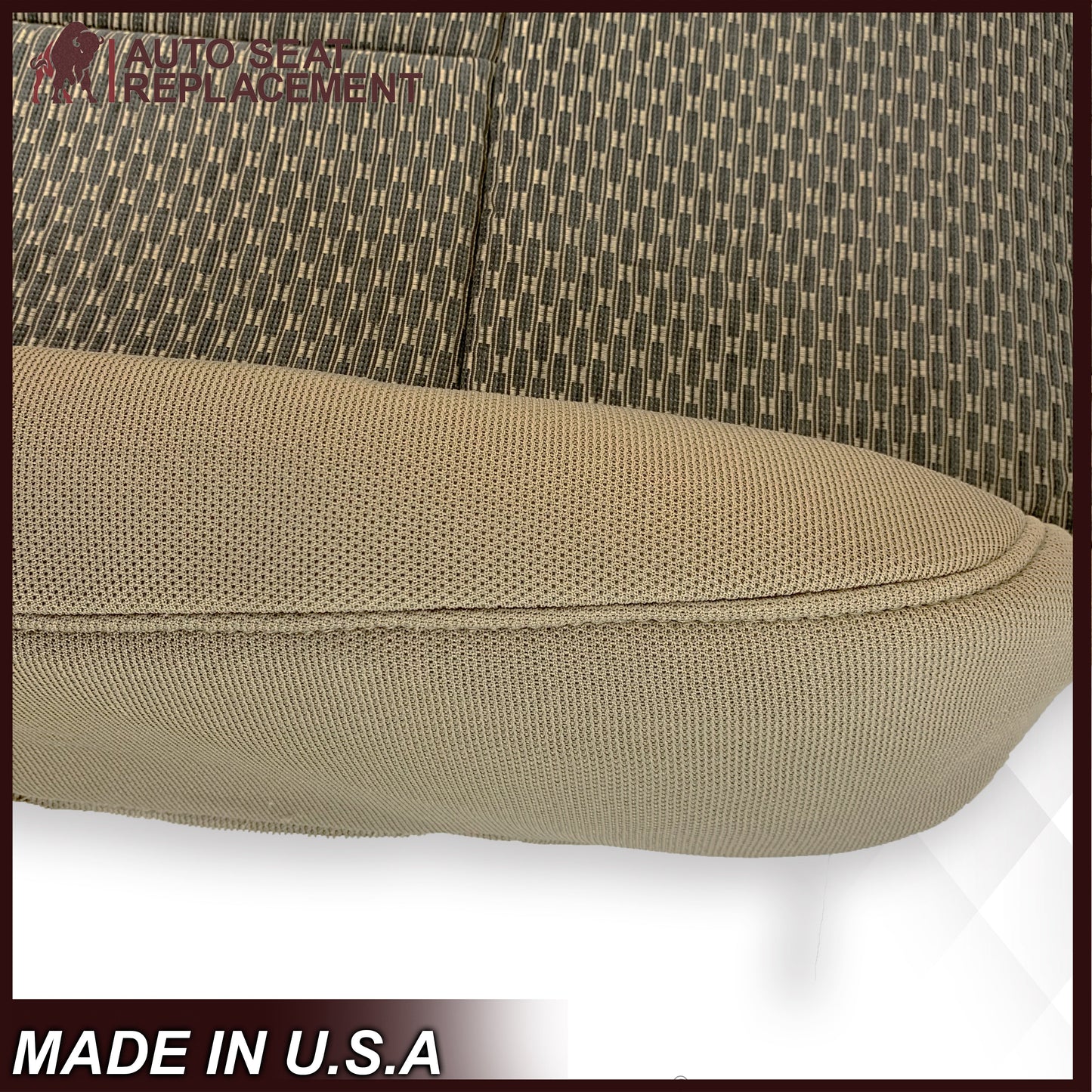 2011 - 2016 Ford F250 F350 F450 F550 XLT Truck Cloth Seat Cover In Tan: Choose Your Side