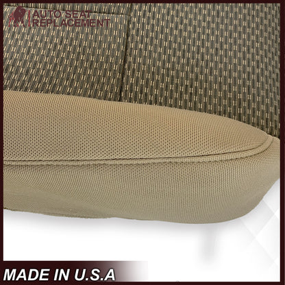 2011 - 2016 Ford F250 F350 F450 F550 XLT Truck Cloth Seat Cover In Tan: Choose Your Side