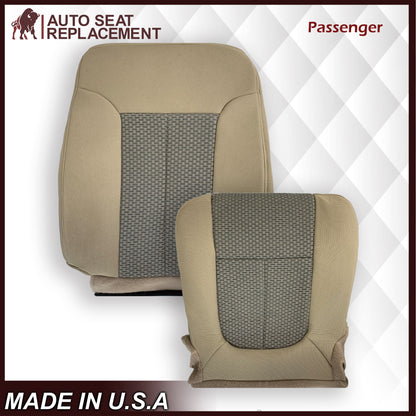 2011 - 2016 Ford F250 F350 F450 F550 XLT Truck Cloth Seat Cover In Tan: Choose Your Side