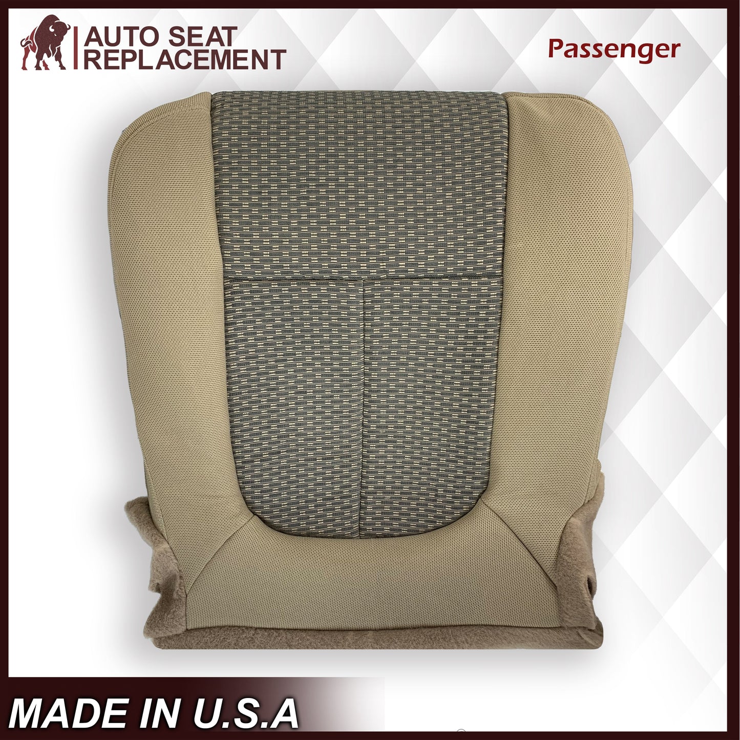 2011 - 2016 Ford F250 F350 F450 F550 XLT Truck Cloth Seat Cover In Tan: Choose Your Side