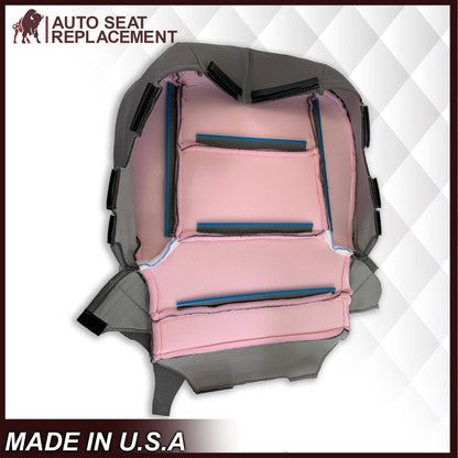 2014-2019 Chevy Silverado & GMC Sierra Cloth Fabric Seat Cover Replacement in Dune Tan OR Dark Ash Gray