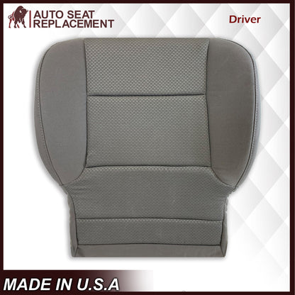 2014-2019 Chevy Silverado & GMC Sierra Cloth Fabric Seat Cover Replacement in Dune Tan OR Dark Ash Gray