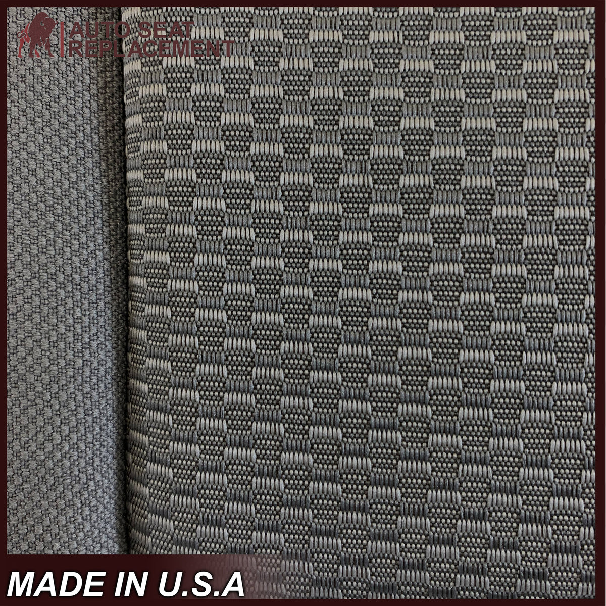 2014-2019 Chevy Silverado & GMC Sierra Cloth Fabric Seat Cover Replacement in Dune Tan OR Dark Ash Gray