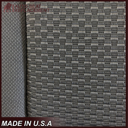 2014-2019 Chevy Silverado & GMC Sierra Cloth Fabric Seat Cover Replacement in Dune Tan OR Dark Ash Gray