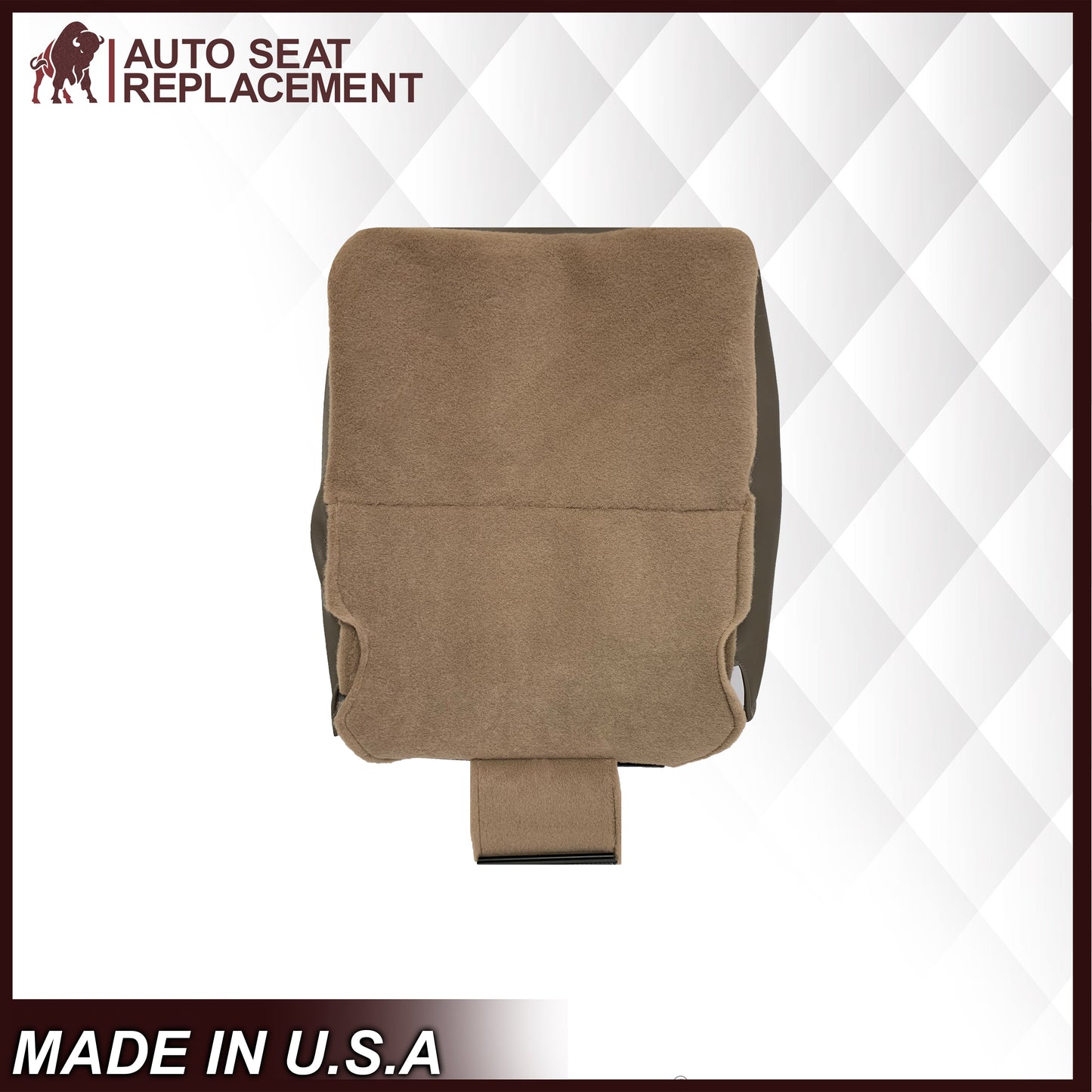 2002 2003 2004 Ford Excursion Eddie Bauer Edition Second Row 50/50 Captain Chair Seat Covers In 2 Tone Tan-Gray: Choose From Variations