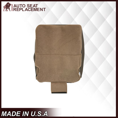 2002 2003 2004 Ford Excursion Eddie Bauer Edition Second Row 50/50 Captain Chair Seat Covers In 2 Tone Tan-Gray: Choose From Variations