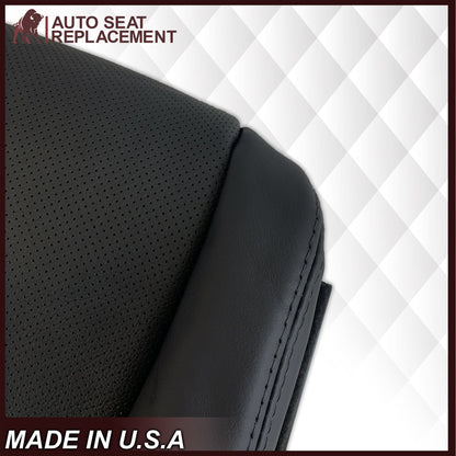 2005 - 2008 Acura TL Driver Or Passenger Seat Covers In Black: Choose Leather OR Synthetic Leather