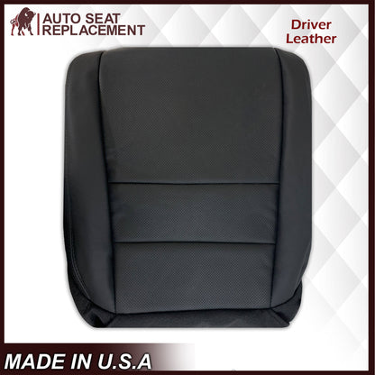 2005 - 2008 Acura TL Driver Or Passenger Seat Covers In Black: Choose Leather OR Synthetic Leather