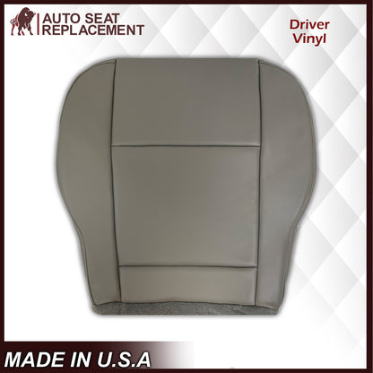 2015-2020 Ford Transit 150 250 350 Van Driver OR Passenger Side Bottom Vinyl Replacement Seat Covers in Gray: Choose Your Side And Position