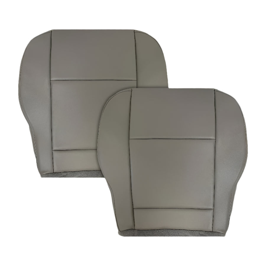 2015-2020 Ford Transit 150 250 350 Van Driver OR Passenger Side Bottom Vinyl Replacement Seat Covers in Gray: Choose Your Side And Position