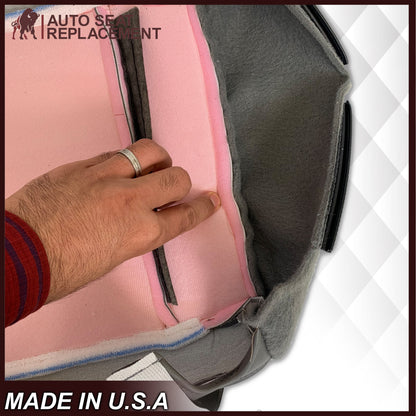 2015-2020 Ford Transit 150 250 350 Van Driver OR Passenger Side Bottom Vinyl Replacement Seat Covers in Gray: Choose Your Side And Position