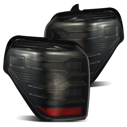 AlphaRex 10-21 Toyota 4Runner LUXX LED Taillights Alpha Blk w/Activ Light/Seq Signal 690030 *Discontinued