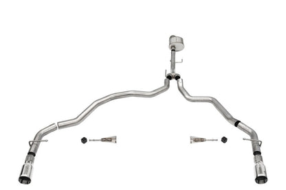 CORSA Performance Corsa 2021-2022 Ford F-150 Regular Cab/6.5in Bed 5.0L V8 Xtreme Cat-Back Dual Rear Exit-Polished 21143