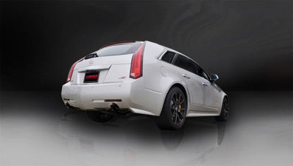 Corsa Performance 11-13 Cadillac CTS Wagon V 6.2L V8 Black Sport Axle-Back Exhaust