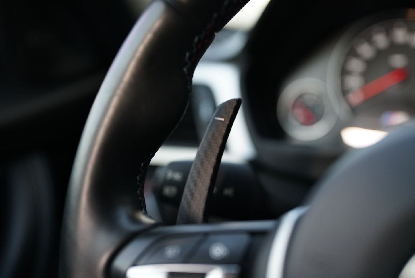 BMW F-Series Carbon Fiber Paddle Shifters for BMW 3 series, 4 Series, M2 M3, M4, M5 (Matte) Dry