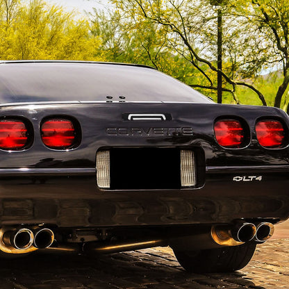 91-96 Chevrolet Corvette 3D LED Third Brake Light Black