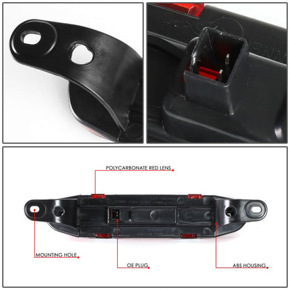 06-10 Dodge Charger 3D Style LED Third Brake Light - Red