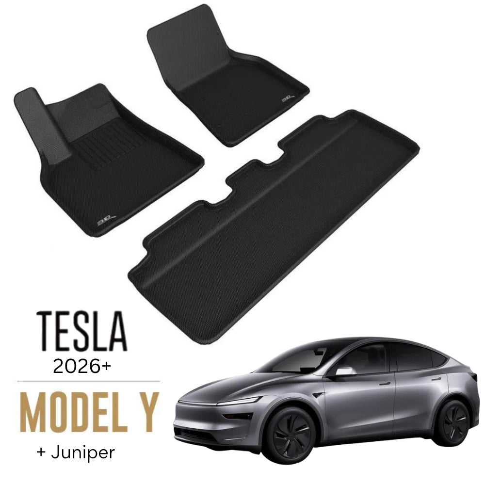 3D MAXpider Tesla Model Y 2020-2026 + Juniper All-Weather Floor Mats and Liners