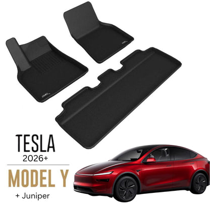 3D MAXpider Tesla Model Y 2020-2026 + Juniper All-Weather Floor Mats and Liners