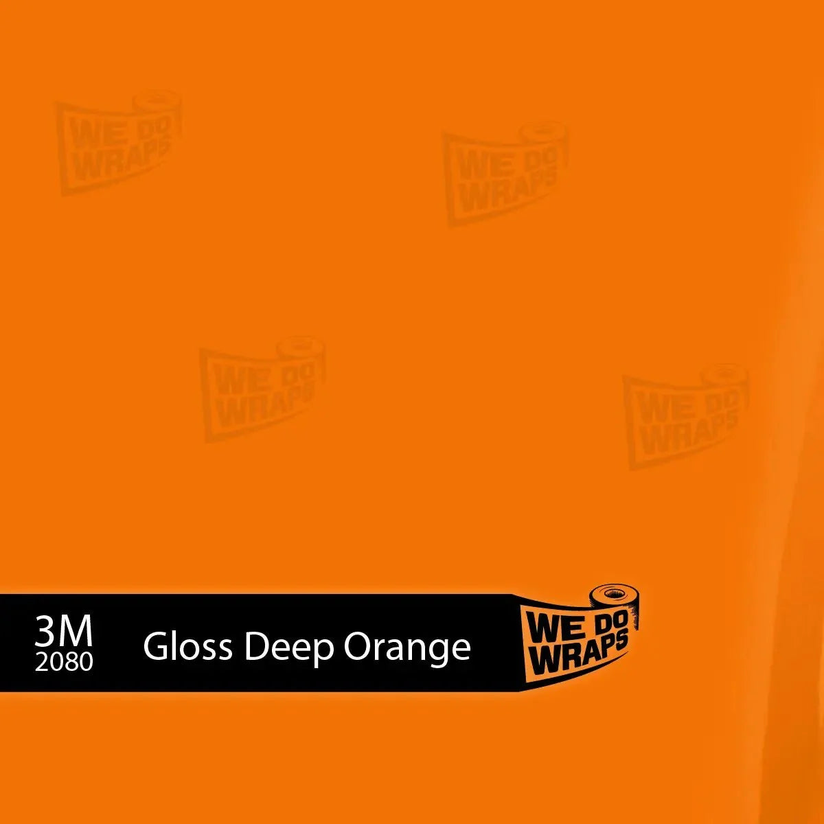3M Gloss Deep Orange Tesla Steering Wheel Wrap | Model S