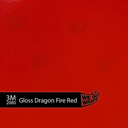 3M Gloss Dragon Fire Red Tesla Dash Trim Wrap | Model 3 ’24-26 Refresh