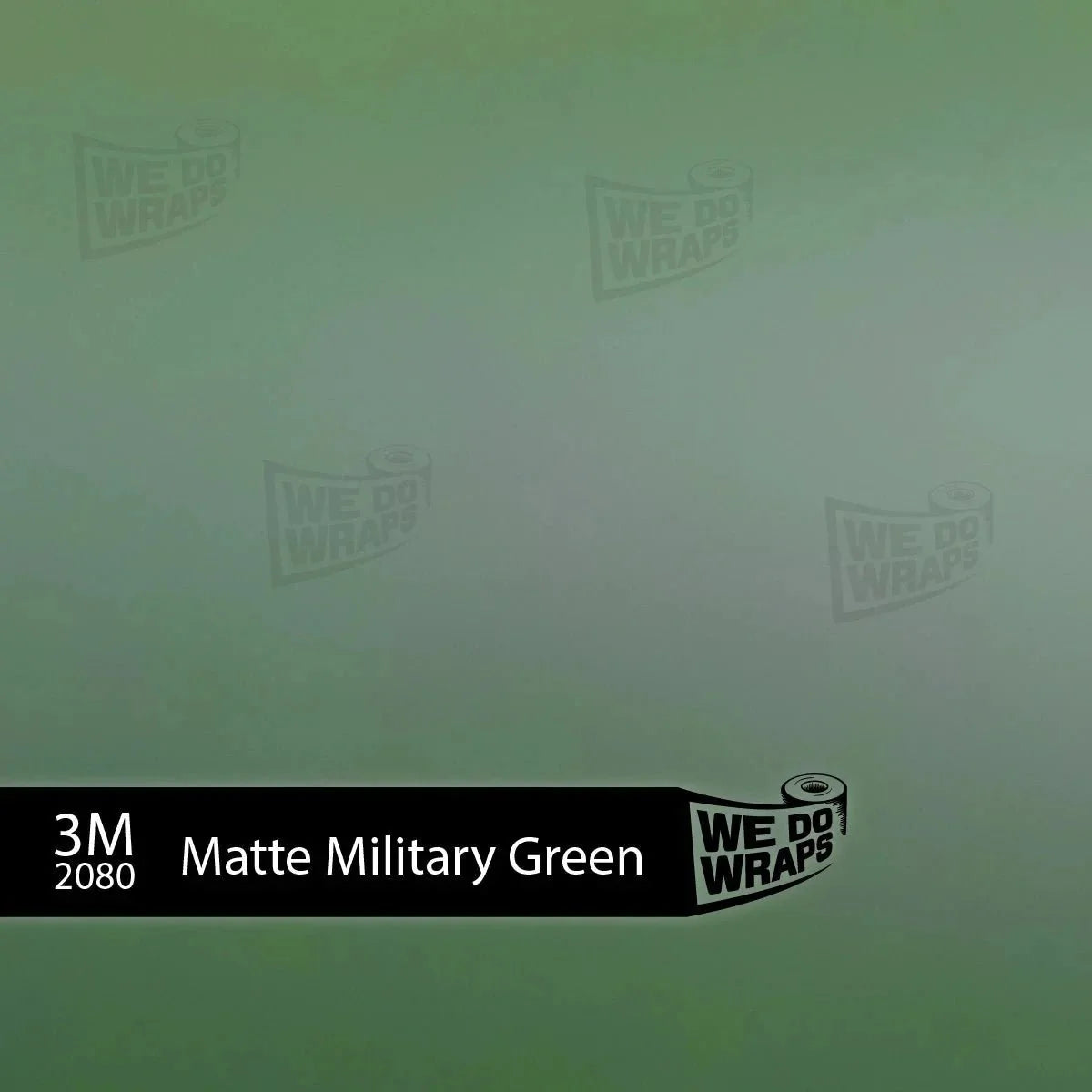 3M Matte Military Green Tesla Emblem Decals (Front + Back) | Model Y