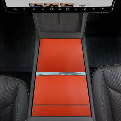 3M Matte Red | Tesla Center Console Wrap Kit | Model 3 '24-26 Refresh