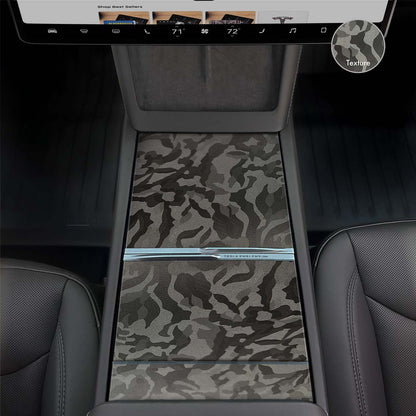 3M Shadow Black Camo | Tesla Center Console Wrap Kit | Model 3 '24-26 Refresh