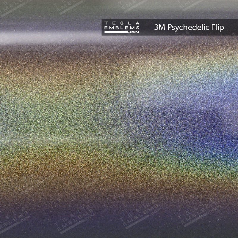 3M Satin Psychedelic Flip | Tesla Center Console Wrap Kit | Model 3 '24-26 Refresh