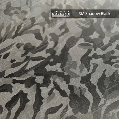 3M Shadow Black Camo | Tesla Center Console Wrap Kit | Model 3 '24-26 Refresh