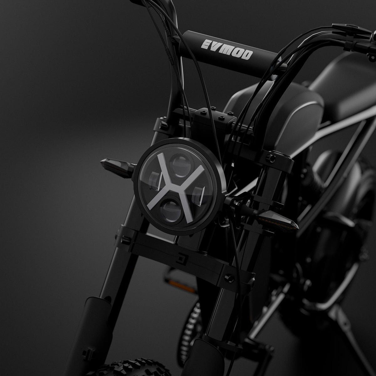 New X-Shaped LED Headlight Fits Super73 / E-Bikes