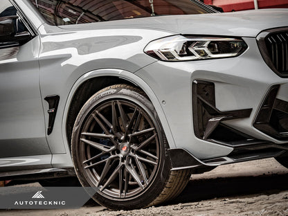 AutoTecknic Dry Carbon Front Bumper Trim Set - BMW F97 X3M LCI | F98 X4M LCI