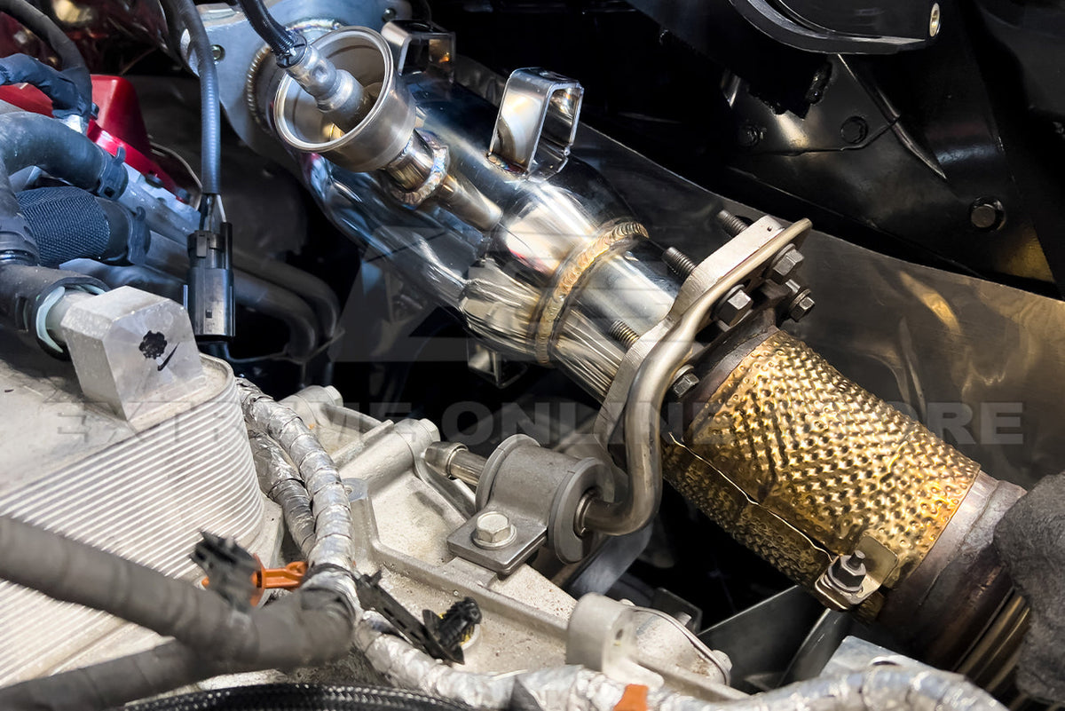 2020-Present Chevrolet Corvette C8 Base Long Tube Header & Down Pipe