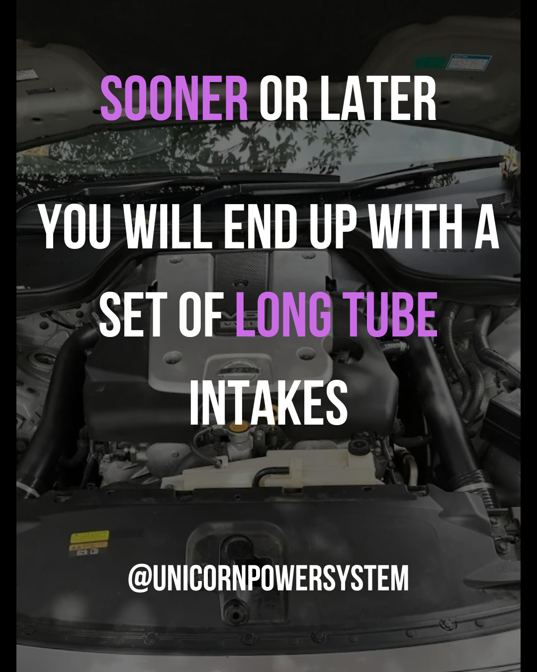 3" Cold Air Intake Kit for Nissan 370Z, Infiniti G37, Q40, Q60 – Complete Set by Unicorn Power System