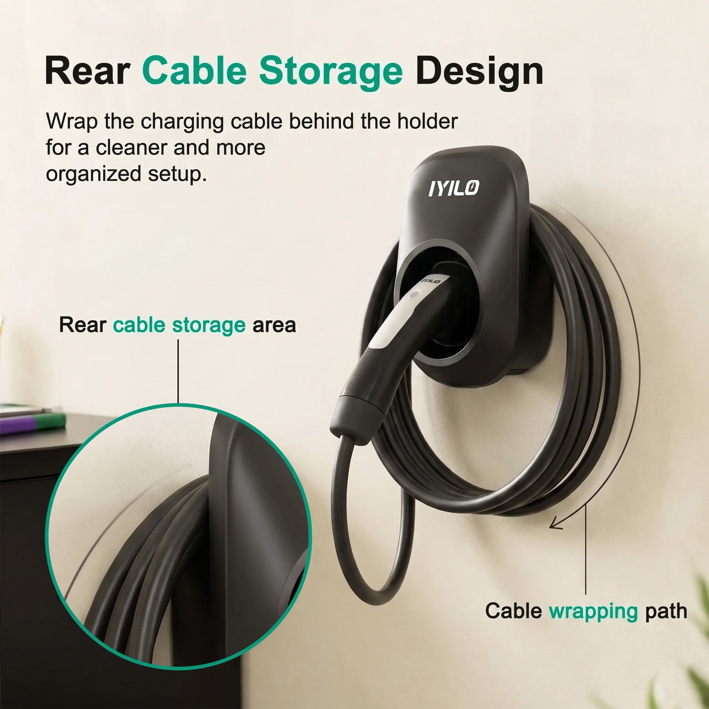 IYILO J3400 EV Charger Connector Holster