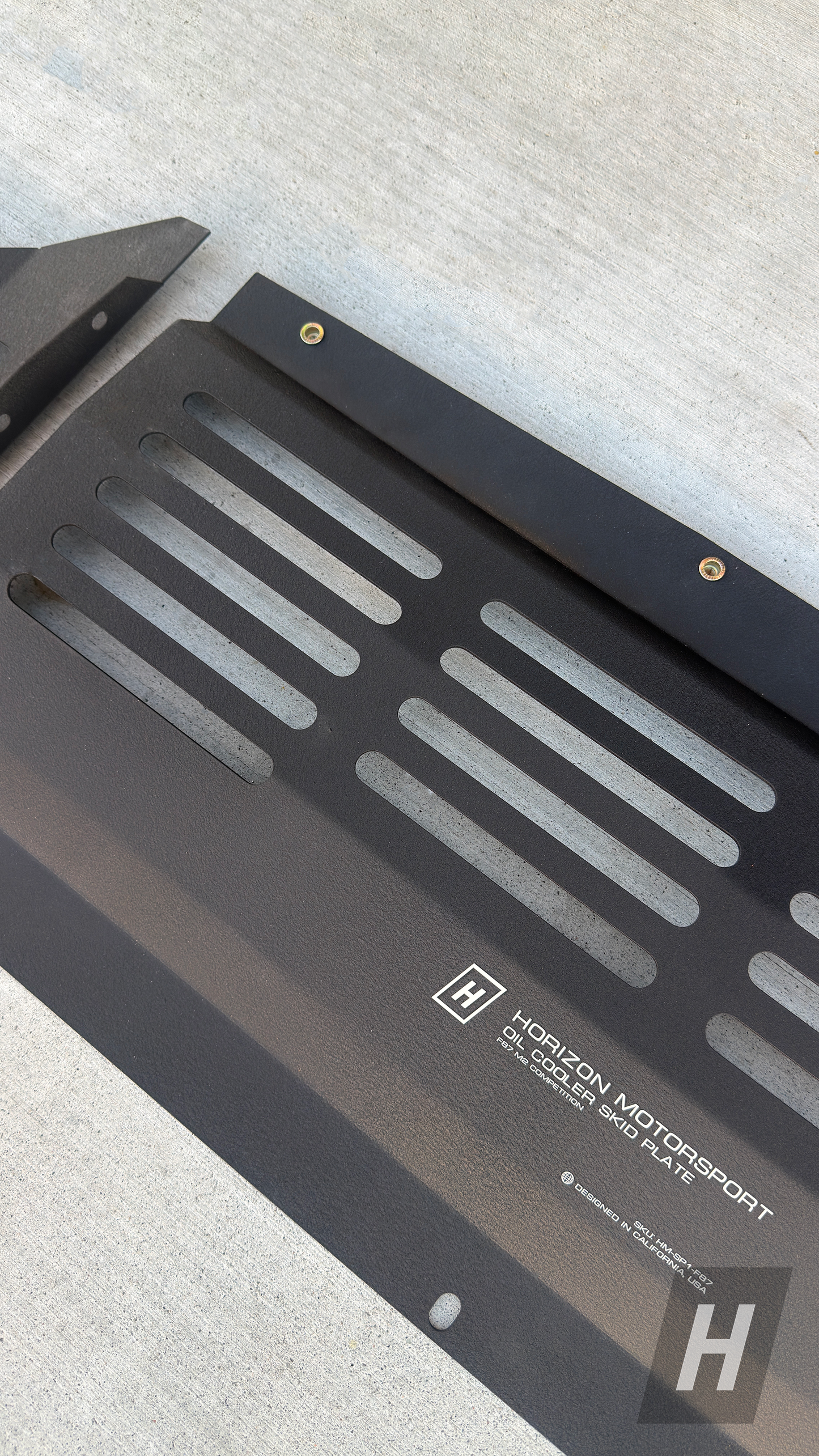 HM S55 Skid Plate - F87 M2C