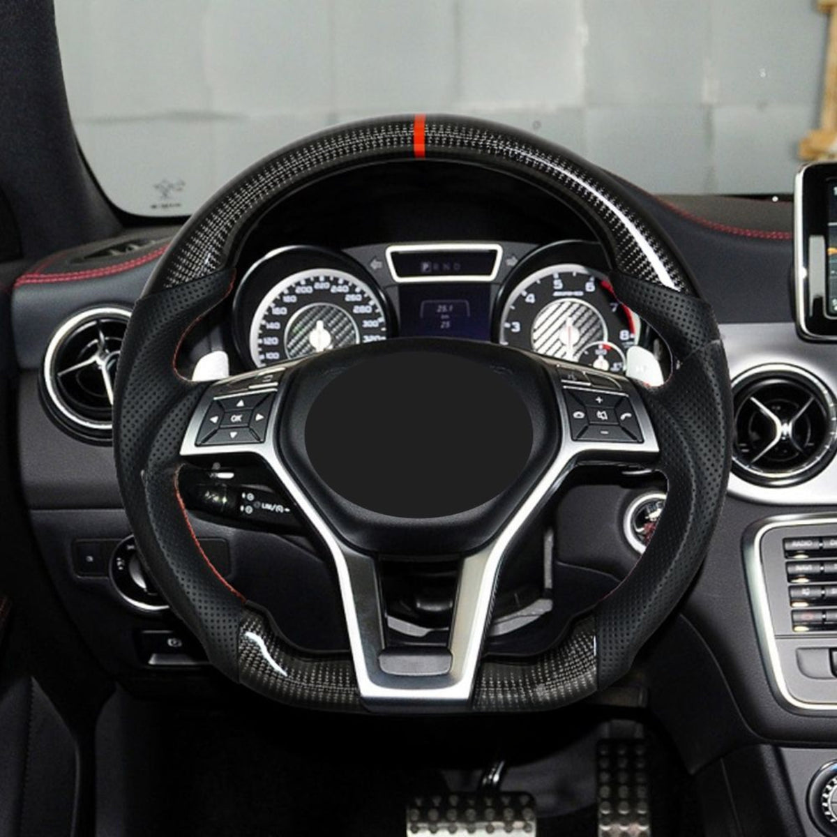 Carbon Fiber Steering Wheel for Mercedes AMG A C E Class