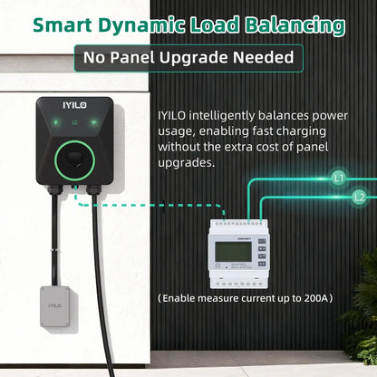 IYILO Pro EV Charger level 2 NACS(J3400)Hardwired with energy meter - 48A