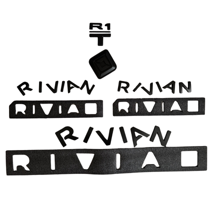 Full Emblem Set - Matte Black | Rivian R1T