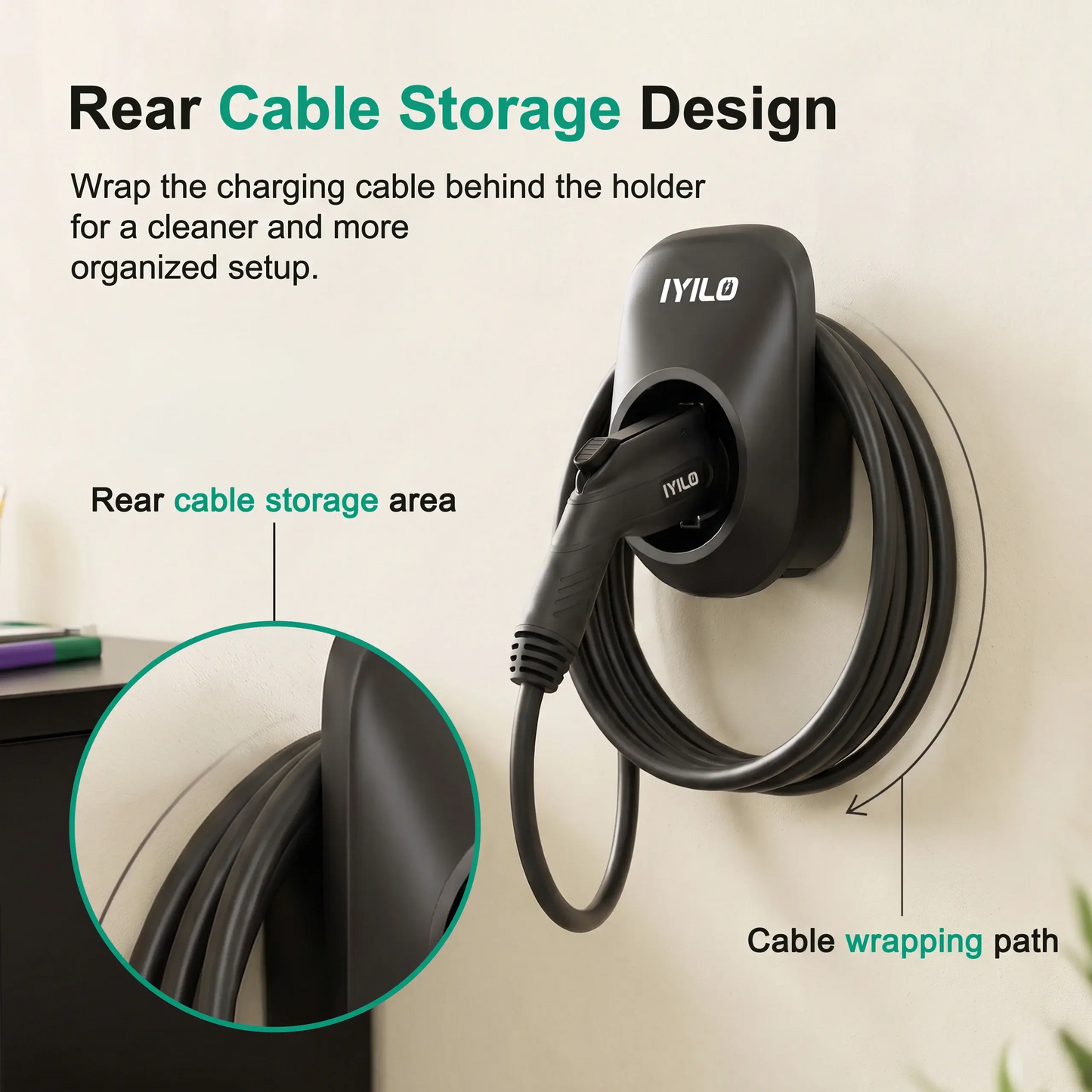 IYILO J1772 EV Charger Connector Holster