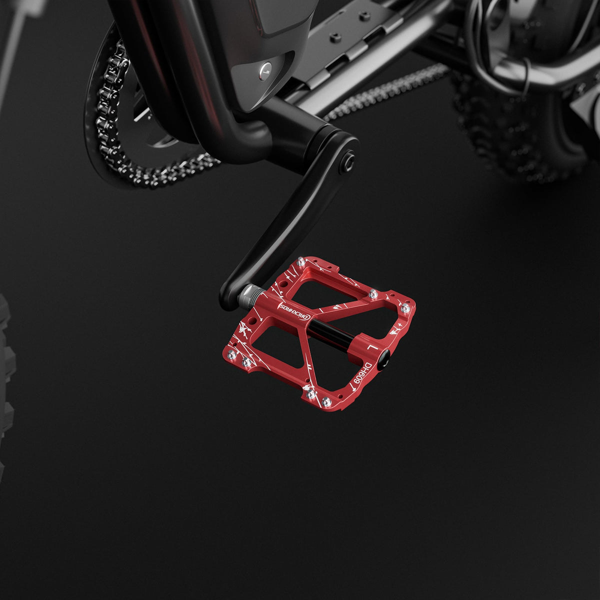 Triple Bearing Aluminum Platform Pedals for ALL Super73 / E-Bikes