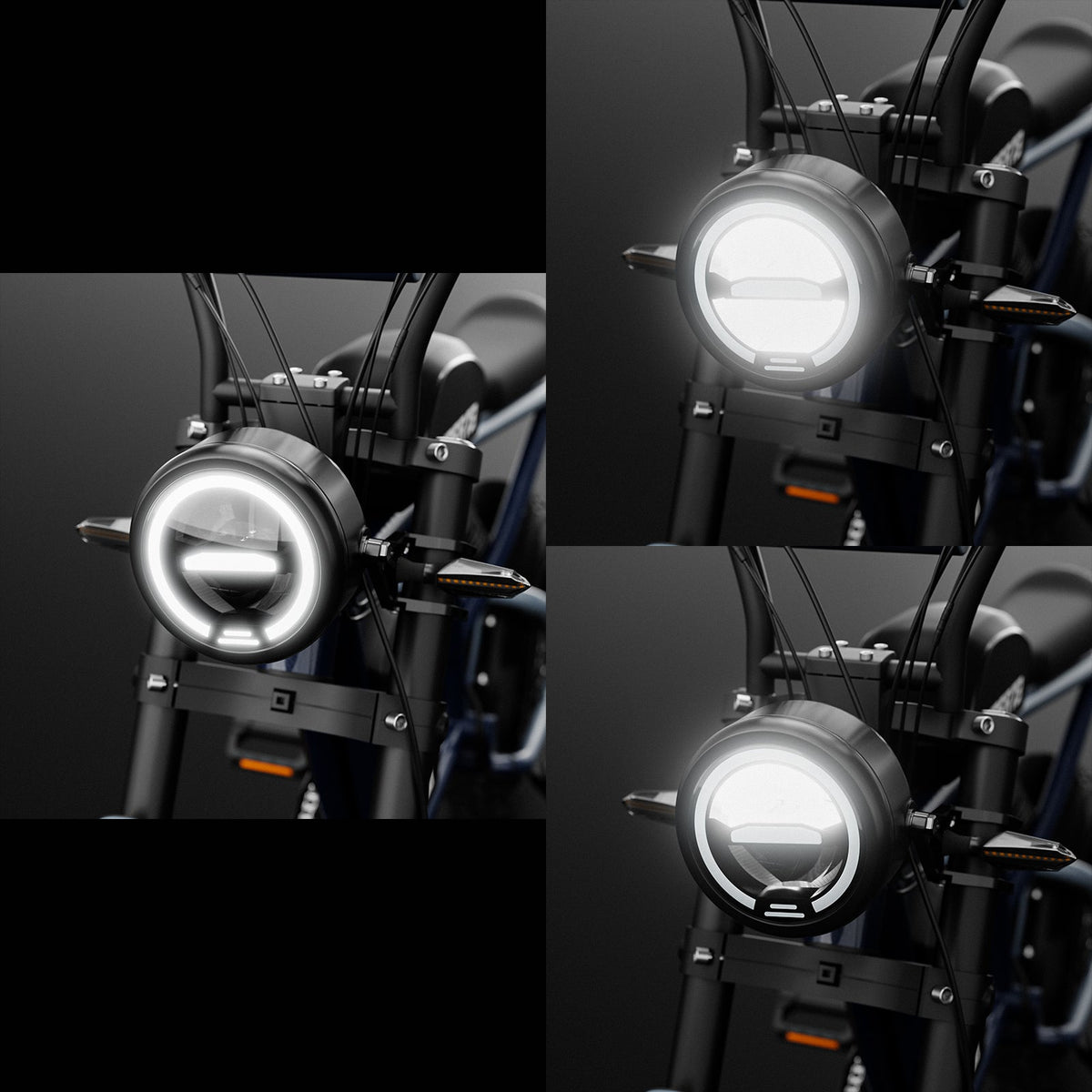 Halo Cold Light Headlight for Super 73