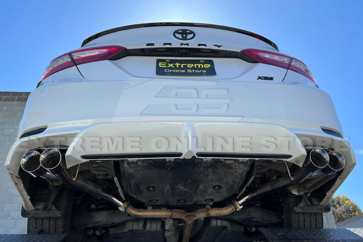 2018-2024 Toyota Camry Muffler Delete Axle Back Quad Tips Exhaust